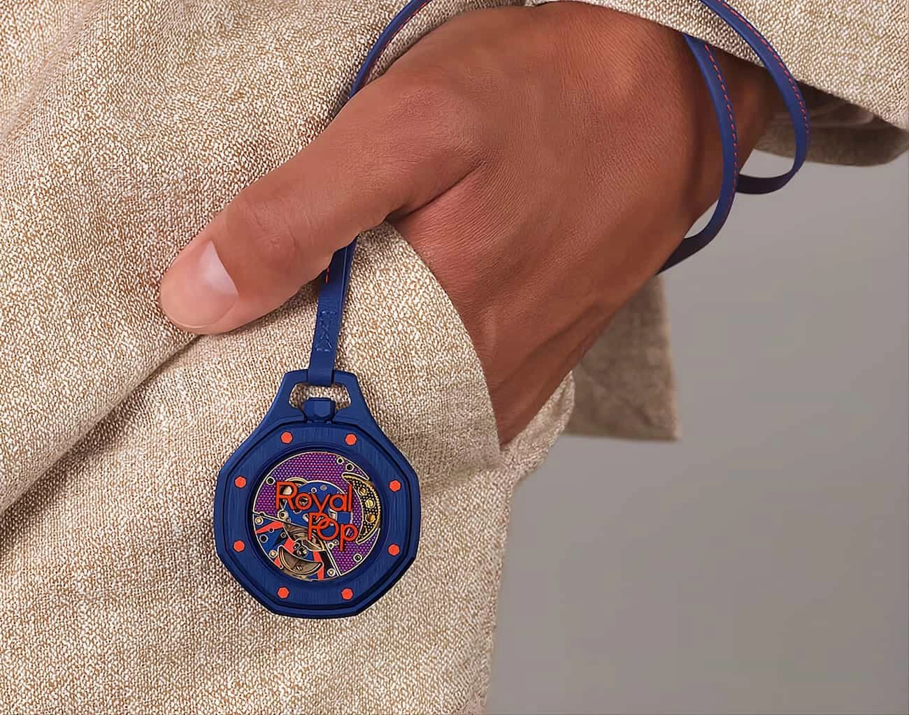 ᐈ Часы Audemars Piguet x Swatch Royal Pop: BLAUE ACHT — купить в